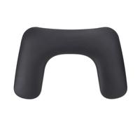 Brrnoo Cuscino per Bracciolo per Unghie, Design Ergonomico, Regolabile in Altezza, a Forma di U, per Manicure, per Salone di Bellezza (BLACK)