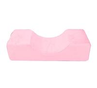Brrnoo Cuscino per extension ciglia, cuscino in memory foam per salone di bellezza, morbido cuscino per ciglia a forma di U per trapianto ed estensione ciglia, comodo ed elastico (rosa)