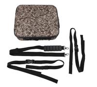 Brrnoo Custodia Rigida per Satellite Custodia Protettiva per Parabola Satellitare Portatile e Tasche in Rete per Viaggi in Campeggio
