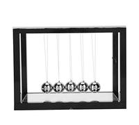 BRRNOO DECORAZIONE SFERA PENDOLO STRUMENTO PER SCIENZE EDUCATIVE CON SPECCHIO PER STUDIO A CASA ARANCIONE (BLACK)