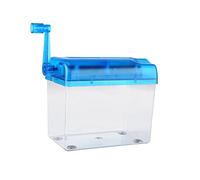 BRRNOO Distruggidocumenti Manuale, Distruggidocumenti per Uso Domestico Strumento per Tagliare la Carta Manuale Portatile A6 per Carta, Appunti, Fatture, Ritratto, Foto (BLUE)