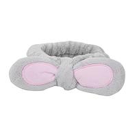 Brrnoo Fascia Elastica per Orecchie di Coniglio con Tessuto Assorbente Super Morbido per il Lavaggio del Viso e la Cura della Pelle (GRAY)