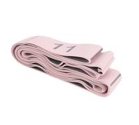 Brrnoo Fascia Elastica per Yoga a 11 Anelli, con Struttura Antiscivolo, per Allenamento Completo del Corpo, Esercizi di Stretching per Yoga (Rosea)