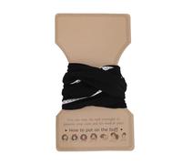Brrnoo Fascia per Capelli Ricci per Trecce Spesse e Spesse, Protezione Notturna per Capelli, Ampia Fascia in Tessuto Elastico con Riduzione Dell'effetto, Nero (BLACK)