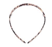 Brrnoo Fascia per Capelli Senza Pressione, in Resina Antiscivolo, Sottile, a Forma di U, per Chi Indossa gli Occhiali, per il Trucco, Lavare il Viso, Accessori per Capelli Donna (Beige Testudinario)
