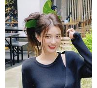 BRRNOO Fermaglio per Capelli, Grande Pettine Rotondo con Denti Leggeri a Farfalla con Robuste Molle in Plastica, per Capelli Spessi e Sottili Ricci Lunghi e Corti Styling per Cerimonie (GREEN)