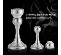 Brrnoo Fermaporta Magnetico in Acciaio Inossidabile per Parete Interna della Stanza Dell'ufficio Domestico Argento