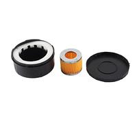 Brrnoo Filtro del Compressore d'aria, Silenziatore del Compressore d'aria 3/4 25 Mm Filtro Assunzione Dia 80 Mm Silenziatore Air Guscio di Plastica Muffler Generatore per a Vite, Pistone