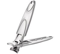 BRRNOO Flippers per Unghie in Acciaio Inossidabile Professionista Impostano una Presa Ergonomica di Apertura Extra per Unghie Incarnite Spesse con Finitura Opaca Anti-slip (#1)