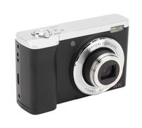 Brrnoo Fotocamera Digitale 5K, Fotocamera Frontale da 16 MP, Fotocamera Posteriore da 12 MP, Zoom 10x, Anti-vibrazione, Flash, Schermo IPS da 2,8 Pollici, Fotocamera per Vlogging,