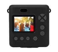 Brrnoo Fotocamera Digitale con Stampa Istantanea per Bambini Schermo da 2,4 Pollici Video 1080P con Zoom Digitale 16X Tipo C Ricarica per Ragazzi e Ragazze Regali di Compleanno per le