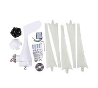 Brrnoo Generatore Eolico, 24 V 800 W 5 Pale Tipo S Minitipo Clear Energy Kit Turbina Eolica Kit Generatore Eolico Turbina Eolica con Regolatore di Carica per Autostrade Domestiche Barche