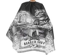 Brrnoo Grembiule Impermeabile Parrucchiere, Grembiule Taglio, Mantella per Taglio Capelli, Abito Barbiere Antistatico, 150 * 135 Cm, Spesso e Liscio, Impermeabile e Traspirante,