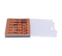 Brrnoo Guarda Pry Professional Case Back Cover Opener Tool Repair 6 Pezzi Manico in Legno