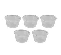BRRNOO Il Set di Capsule di caffè Riutilizzabili per Macchine Include 5 caffè e Cucchiai in Acciaio Inossidabile per l'uso in Casa (chiaro)