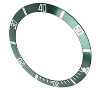 Brrnoo Inserto per Lunetta per Orologio da Polso Professionale, Materiale in Alluminio, Installazione Semplice, Colori Multipli, per Professionisti della Riparazione di Orologi, (Green)