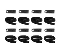 Brrnoo Kit Cinghie per Coperta Solare 24 Pezzi Kit di Fissaggio per Bobina di Copertura Solare per Piscina con 8 Ganci per Cinghie 8 Clip Elementi di Fissaggio per Piscine Interrate