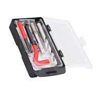 Brrnoo Kit di Riparazione Filettatura da 15 Pezzi Inserto per Dimensione Filettatura M14x1,5 Mm, Acciaio Inossidabile con Maschio e Trapano HSS, Set di Utensili Manuali Compatibili