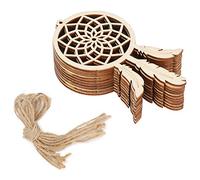 Brrnoo Kit Dream Catchers, Dreamcatcher Dreamcatcher Ornament a Pendente Ornamento in Legno Small Dream Catcher per Artigianato Artigianale Decorazione per la Casa Fai -da -te