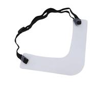 BRRNOO Kit Modello per Modellare la Barba, 3 Stencil in Plastica Pieghevoli con Fascia Elastica Regolabile, per la Cura della Scollatura e della Mascella Uomo (Trasparente)