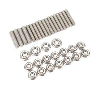 BRRNOO Kit Prigionieri per Coppa dell'olio, Kit Prigionieri per Coppa dell'olio Motore Bulloni per Coperchio Valvole Bulloni per Collettore in Acciaio Inossidabile 304 Bulloneria per 18 Pezzi di