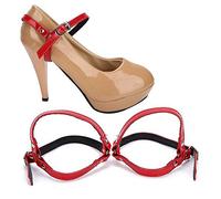 Brrnoo Lacci anti-allentati, 1 paio di cinturini trasparenti per tallone da donna Cinturino per scarpe staccabile Tacchi alti Accessori per lacci bundle(18 * 12 * 4cm-#1)