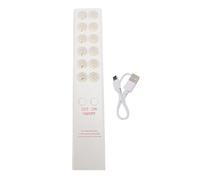 Brrnoo Lampada Portatile con Temperatura di Colore, Bacchetta Ricaricabile per Fotografia con 6 modalità 2700K-6000K per Riprese Video Illuminazione Quotidiana (WHITE)