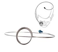 Brrnoo Lente d'Ingrandimento Montabile sulla Testa, 3 Pezzi Strumenti per Riparazione Orologi Anello in Acciaio