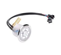 Brrnoo Luce Subacquea RGB Luce da Piscina Colore 63mm DC12V Tensione di Sicurezza Plug And Play Impermeabile con Dissolvenza Lenta Flash Lieve per Baby Pool Acquario Illuminazione