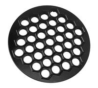 Brrnoo Macchina per Gnocchi Russa, Stampo per Gnocchi in Lega di Alluminio con Design Facile da Pulire, per Preparare 37 Pezzi di di Carne Alla Volta (BLACK)