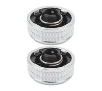 Brrnoo Manopola del Volume, 2 Pezzi ABS Manopola di Controllo del Volume della Radio Stereo Interruttore del Pulsante del di Controllo del 8t0919070b per S5 Cabriolet