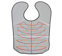 Brrnoo Mantella da Barbiere Professionale da Parrucchiere Impermeabile, Abito da Taglio per acconciatura da Parrucchiere per Tagliare, tingere o Lavare i Capelli(Grigio)