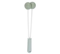 BRRNOO Martello Massaggio Pat Portatile, Massaggiatore del Corpo in Silicone a Doppia Sfera, Design Ergonomico della Maniglia Anti -Slitta, Impugnatura Comoda, Design a Sfera di