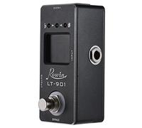 Brrnoo Mini Pedale del Sintonizzatore Cromatico, Bypass Vero, Display LCD, Custodia in Metallo, Accordatura Ad Ampia Gamma, Preciso, Facile da Leggere, Segnale Reale