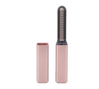BRRNOO Mini Piastra per Capelli Senza Fili Ricaricabile Tramite USB 15S Riscaldamento Rapido Piastra per Capelli Piccola per Frangia Styling Corti Ceramica Oro Rosa 5,51 Pollici (Oro rosa)