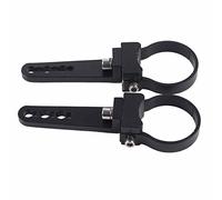 Brrnoo Minteccetta a Barre, Porta Barra Luminosa a LED 1 Pollice di Luce Regolabile per la Luce Morsetto Fuoristrada per Camion, SUV, ATV e Portapacchi per Tetti (2in)