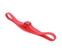 BRRNOO Modello per Rasatura della Scollatura, Strumenti Guida per il Taglio in Silicone Curvo Regolabile per Tagli di Capelli per Bambini e Adulti (rosso)