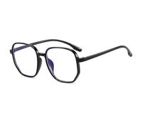 Brrnoo Occhiali Vista Polygon con Blocco della Luce Blu per Uomo Donna | Telaio in Silicone per PC, Resistente Ai Graffi, Adatto per L'uso Quotidiano o Accessorio Alla Moda, Morbido Nasello