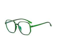 Brrnoo Occhiali Vista Polygon con Blocco della Luce Blu per Uomo Donna | Telaio in Silicone per PC, Resistente Ai Graffi, Adatto per L'uso Quotidiano o Accessorio Alla Moda, Morbido Nasello
