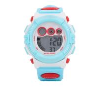 Brrnoo Orologio Digitale per Bambini,Orologi per Bambini,Orologio Analogico per Bambini Orologio Digitale a LED 7 Colori LED Lampeggiante Orologio da Polso Sportivo All'aperto per (Blu