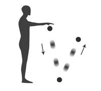 BRRNOO Palla Massaggio, Rilassante Muscolare in Gomma per Massaggio Completo del Corpo, con Dimensioni Compatte per un Facile Esercizio, Calma i Nervi e Favorisce la Circolazione (YELLOW)