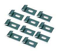 Brrnoo Pannelli a Serra, Accessori a Serra Base Clamp/Holder, 10 Pezzi di Trasporto Porto per Edifici da Giardino, Film, Reti per Il Sole e Rifugi con Cornice (Green)