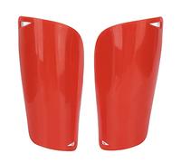 Brrnoo Parastinchi Sportivi Ammortizzazione EVA Parastinchi Calcio Protezione per Polpacci per Partite di Calcio Uomo Donna Gioventù Sinistra Destra Coppia Plastica Materiale EVA 16x8 (rosso)