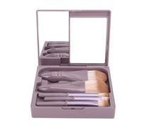 BRRNOO Pennelli per Trucco Morbidi e Setosi, Set Mini Pennelli Ergonomici per Applicazioni Luminose, Scelta Regalo Perfetta, di Pregevole Fattura, Adatti per Pelli Sensibili, Portatili (PURPLE)