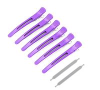 BRRNOO per Capelli Antiducili per Capelli Professionisti per Non Slip per per lo Styling Che Tagliano i Che Tagliano la Fascia di Silicone (PURPLE)