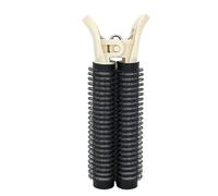 Brrnoo per Rulli per Radici dei Capelli, Volume Immediato Senza Calore, Strumento per lo Styling Senza Danni, Fissatore per Frangia, Radici con Prevenzione dello Scivolamento, (BLACK)