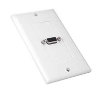 Brrnoo Piastra da Muro, Confezione da Muro Presa a Presa a Adattatore per Montaggio a Pannello Adattatore per Montaggio a Parete per Sistemi Home Theatre