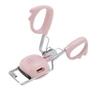 BRRNOO Piegaciglia Elettrico, Riscaldamento Rapido, Piegaciglia Riscaldato, 4 Impostazioni di Temperatura, Funzione di Memoria, Design Dell'impugnatura Facile Premere, Materiale ABS (PINK)