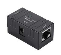 BRRNOO Poe Combiner Separatore Poe Iniettore Poe Compatibile con Poe Standard Pin Out Power Passive Adapter Ethernet per AP Wireless Poe Camera Smart Access Control (BLACK)