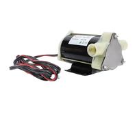 Brrnoo Pompa Elettrica della Girante Flessibile di Auto Trasportazione Auto -uscita 200 W 40L/min 12 M Testa 12 V CC con Acciaio Inossidabile e Materiale in Gomma per, Piscine,